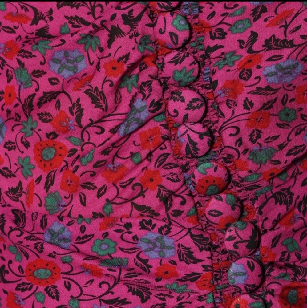 NWT Veronica Beard silk fuchsia Verona dress - Picture 6 of 8